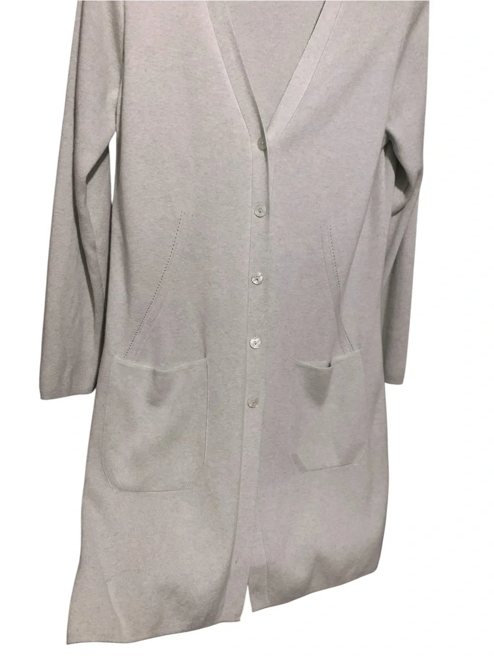 ESCADA Vintage Longline Knit Cardigan Duster Mint Green SZ 42 Italian  Like New